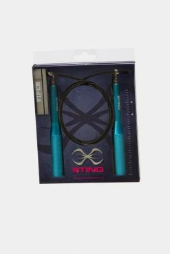 STING Viper Pro Combat Speed Skipping Rope Aqua