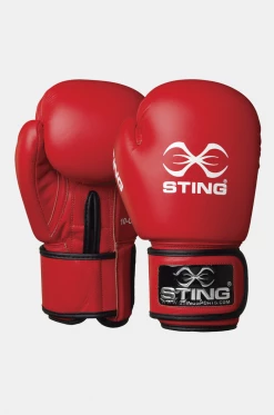Sting Sports Australia Red IBA/AIBA Competition Boxing Gloves