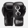 STING Black Armafit Boxing Gloves