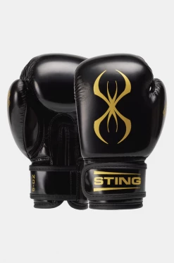 STING Black & Gold Arma Junior Boxing Gloves