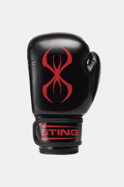STING Black & Red Arma Junior Boxing Gloves