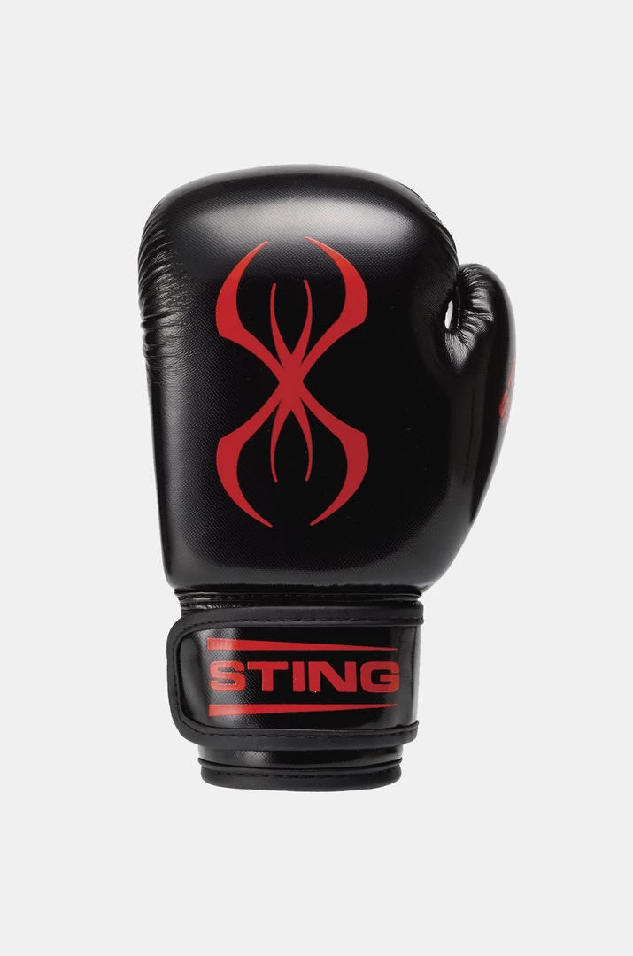 STING Black & Red Arma Junior Boxing Gloves 4 STING Black & Red Arma Junior Boxing Gloves