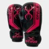 STING Black & Pink Armalite Boxing Gloves