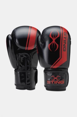 STING Black & Red Armalite Boxing Gloves
