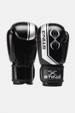 STING Black & Silver Armalite Boxing Gloves
