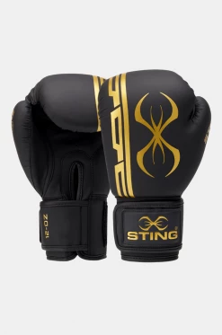 STING Black & Gold Armaplus Boxing Glove