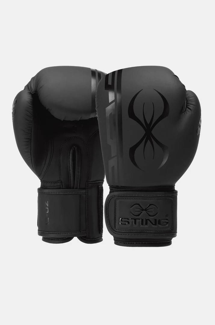 STING Matte Black Armaplus Boxing Glove 3 STING Matte Black Armaplus Boxing Glove