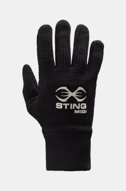 STING Black Airweave Cotton Gloves Inner