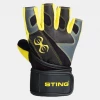 STING Black & Yellow C4 Carbine Training Gloves Weight Training
