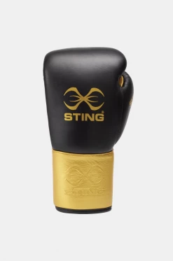 STING Black & Gold Evolution Pro Competition Gloves