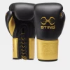 STING Black & Gold Evolution Pro Competition Gloves
