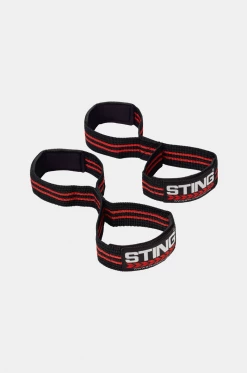 STING Hd Figure 8 Lifting Straps Weight Training
