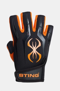 STING Orange Heat Fusion Training Gloves Weight Training