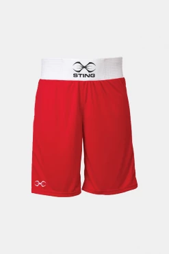 Sting Sports Red Mettle Boxing Short