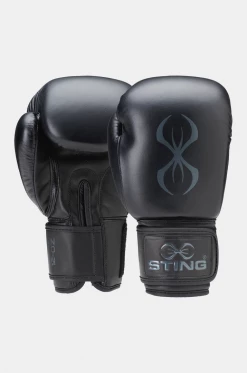 STING TITAN Boxing Gloves - Black & Charcoal