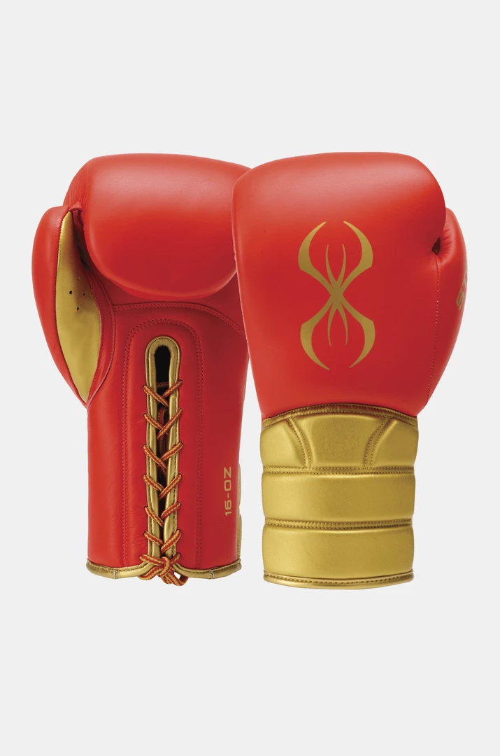 STING Red & Gold Viper X Boxing Sparring Gloves (Lace) 3 STING Red & Gold Viper X Boxing Sparring Gloves (Lace)